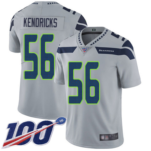 Seattle Seahawks Limited Grey Men Mychal Kendricks Alternate Jersey NFL Football #56 100th Season Vapor Untouchable